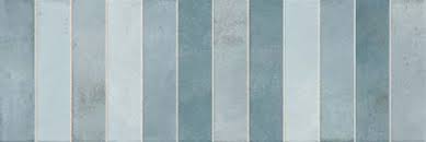 Bicottura effetto cemento Idea Ceramica Stripe K. Blu 25X75cm
