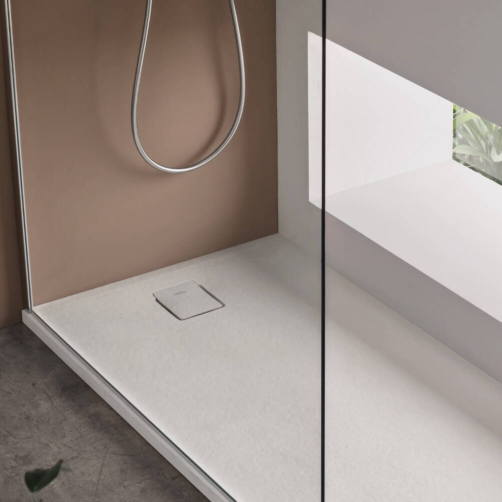 Piatto Doccia Extrapiatto 100x80 Cm CRES SMOOTH WHITE Colore: Bianco - Foto 3