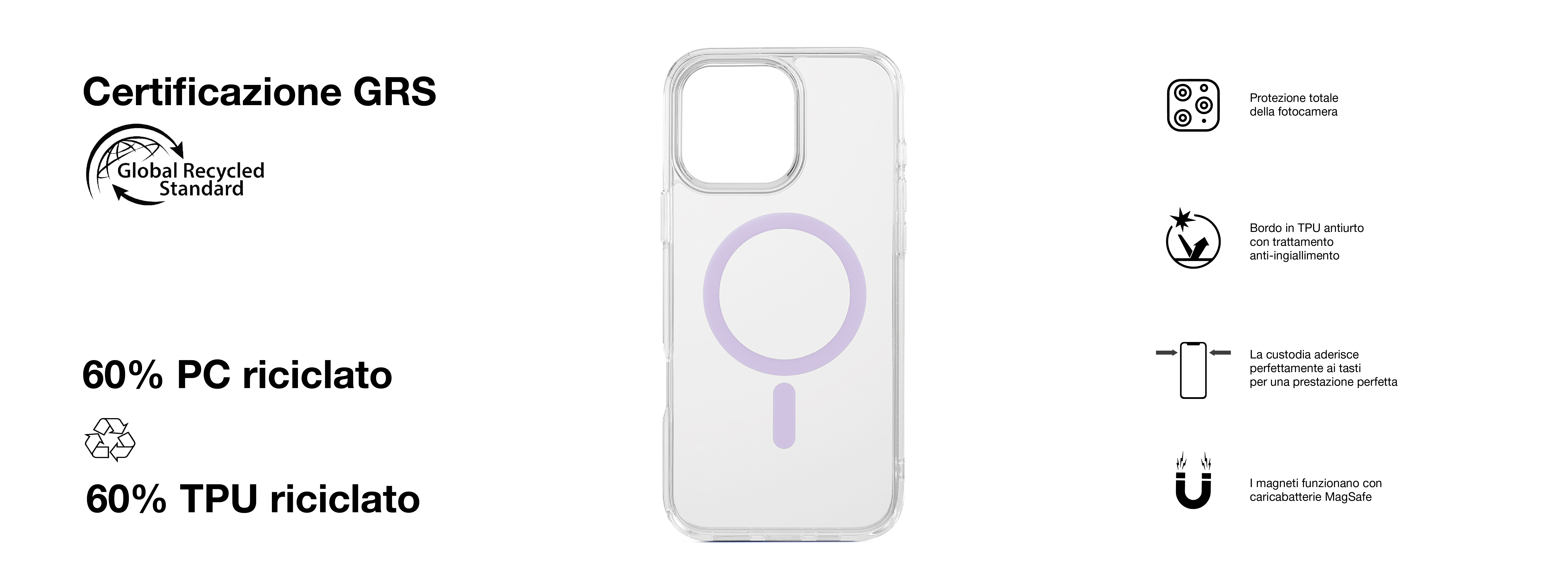Miimall Custodia Per IPhone 16e – Rigida Antiurto In PC + TPU – Anello Magnetico – Rosa