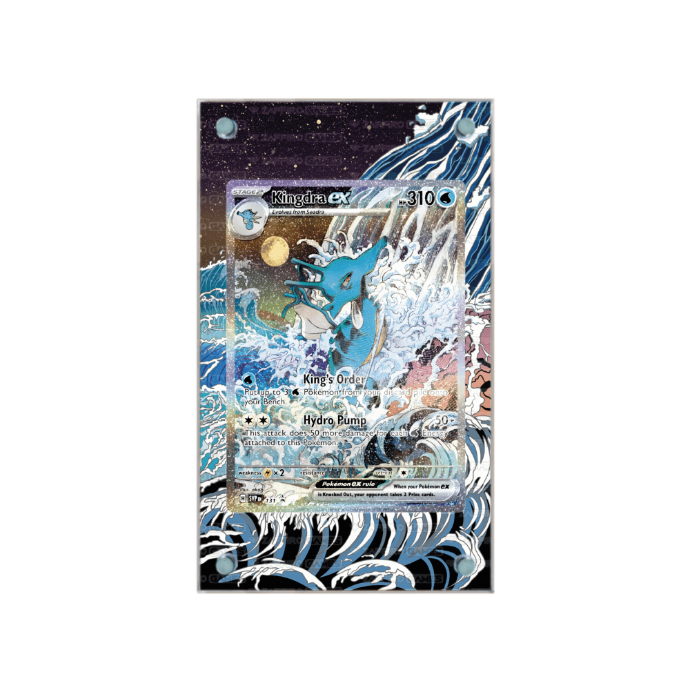 Zaffiro Games Collection - Case Magnetico Personalizzato Kingdra Promo Segreto Fiabesco