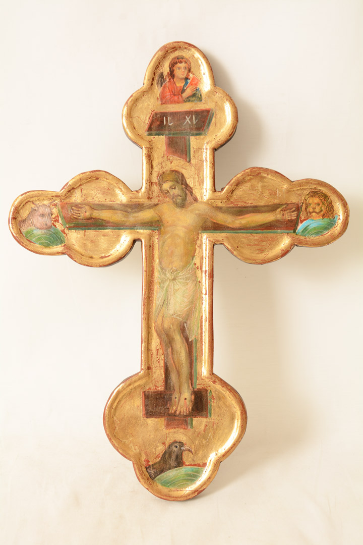 Croce dipinta a mano 