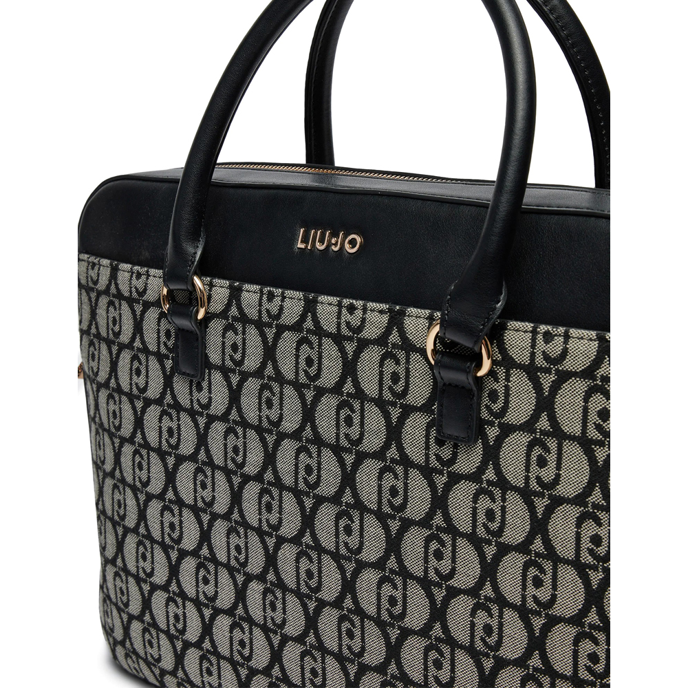 Liu Jo Travel Cartella AF4320 T9328 JACQUARD NERO