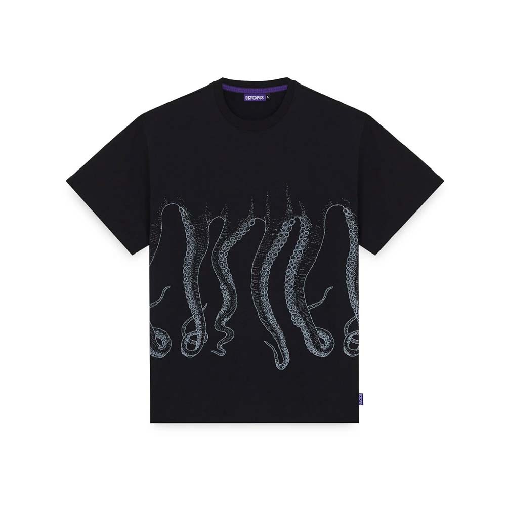 OCTOPUS Maglietta Maniche Corte Tee Outline Black 