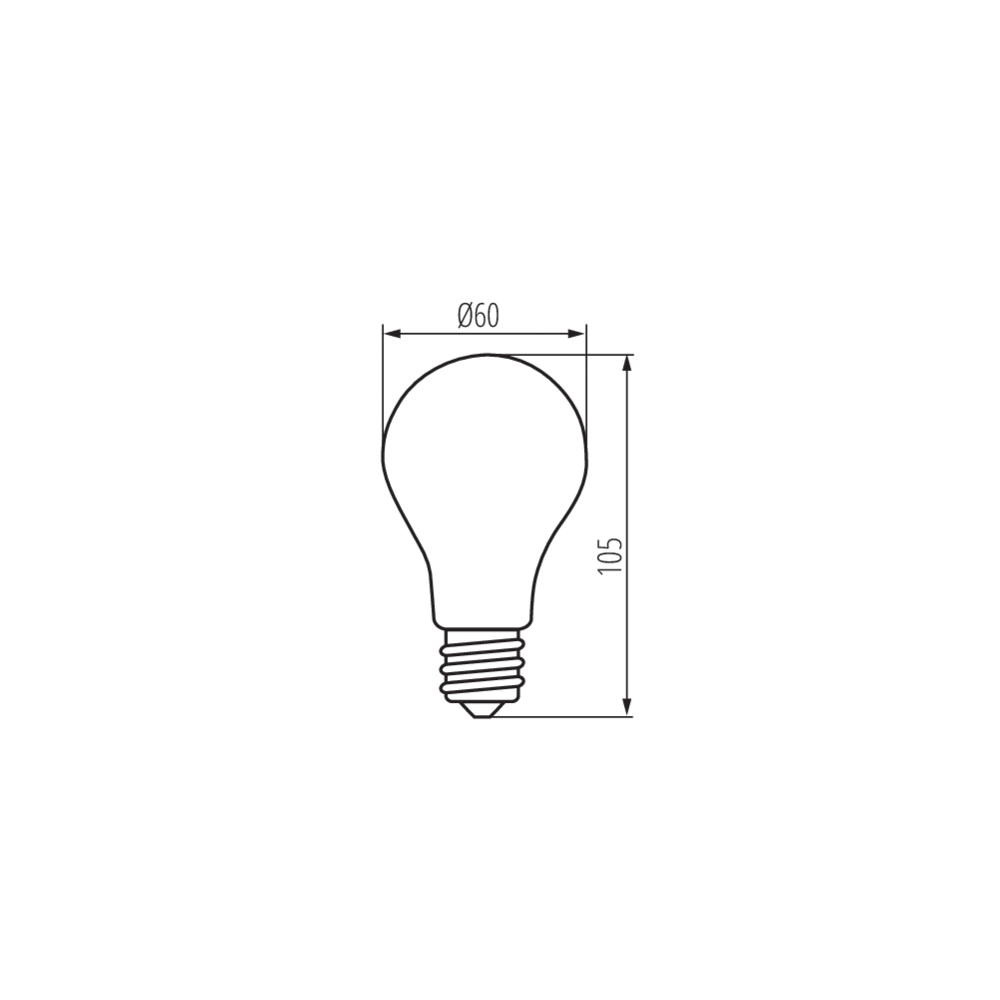 LAMPADINA LED XLED A60 4000K E27 810 LM 7W 220-240AC