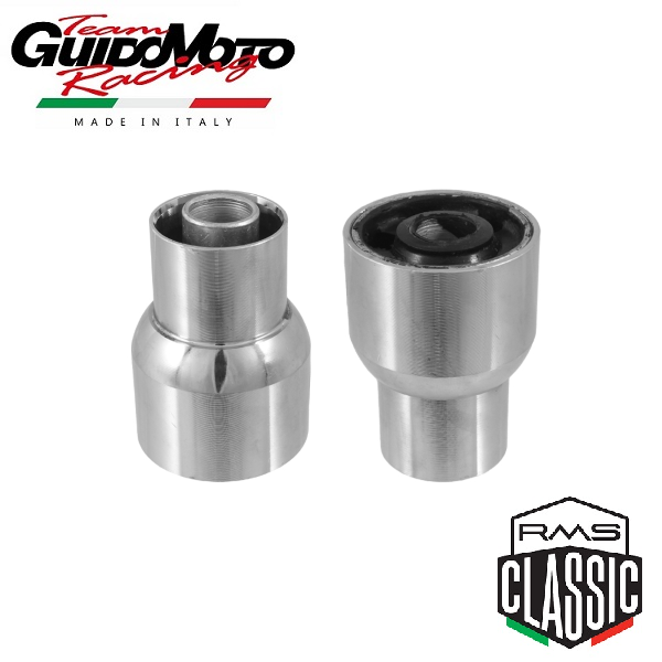 SILENT BLOCK CROMATI MAGGIORATI MOTORE LAMBRETTA LI TV DL INNOCENTTI  121831043