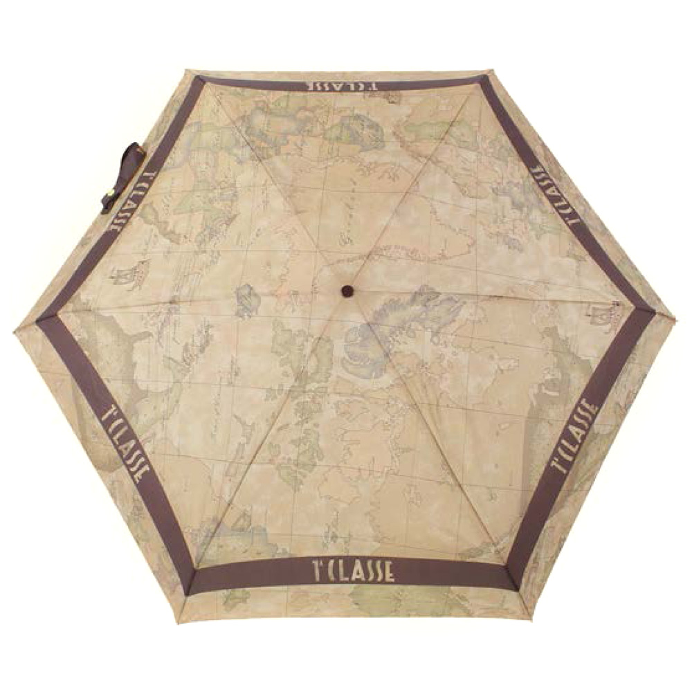 Alviero Martini 1A Classe Geo Bordo Ombrello 1032 Marrone