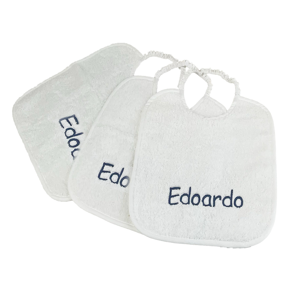 Bavaglino Elastico Bianco - Spugna 