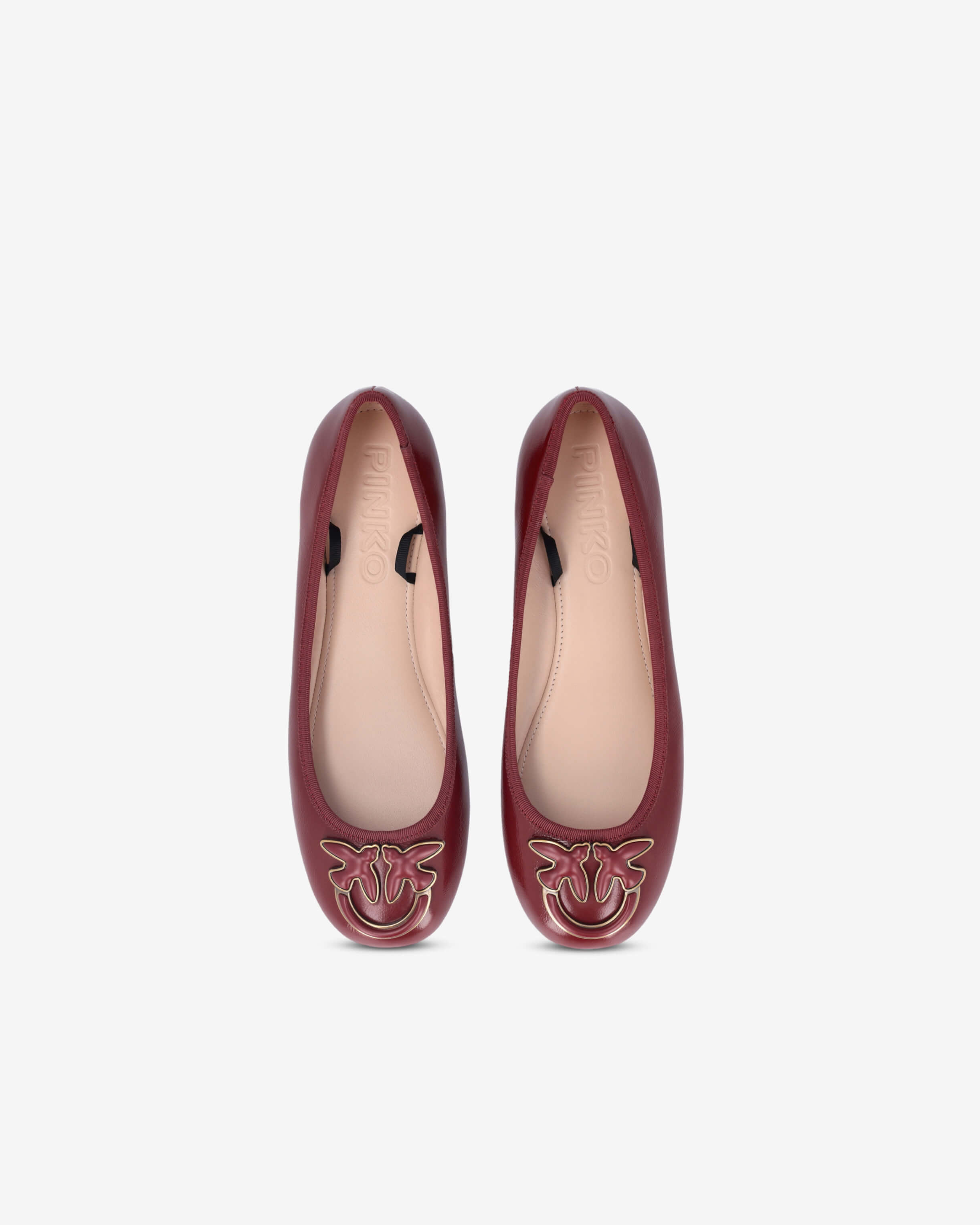 フラットシューズ PINKO GIOIA 03 - BALLERINA LAMINATED NAPPA \nSILVER PINKO Ballerine Gioia 03 SD0295 P049 Argento | Modivo.it