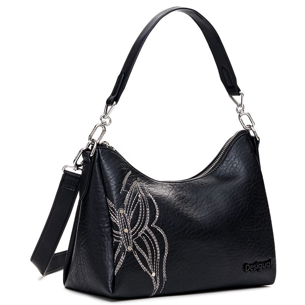 Borsa A Spalla Desigual Karyn Puffy 17X5063, Donna, Beige, 37x30x14 Cm - copertina