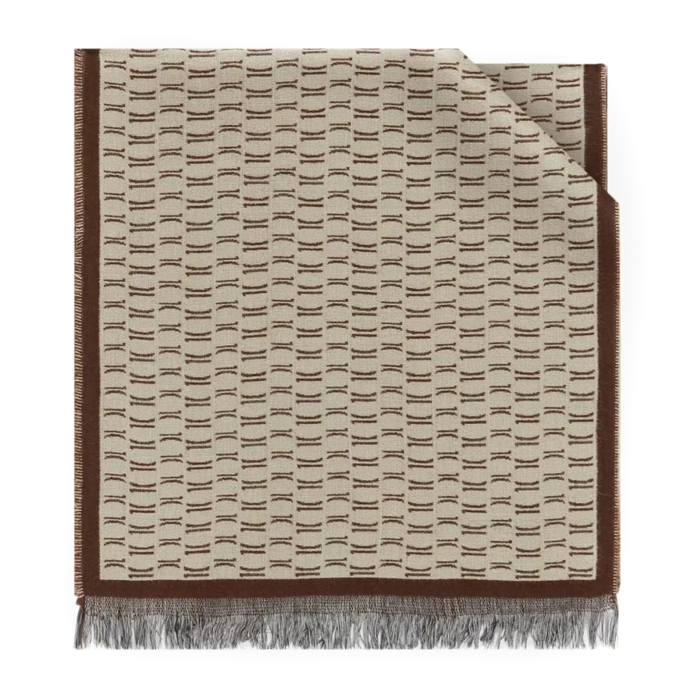 Alviero Martini 1A Classe 1C All over cornice Sciarpa S383 AM34 600 Marrone