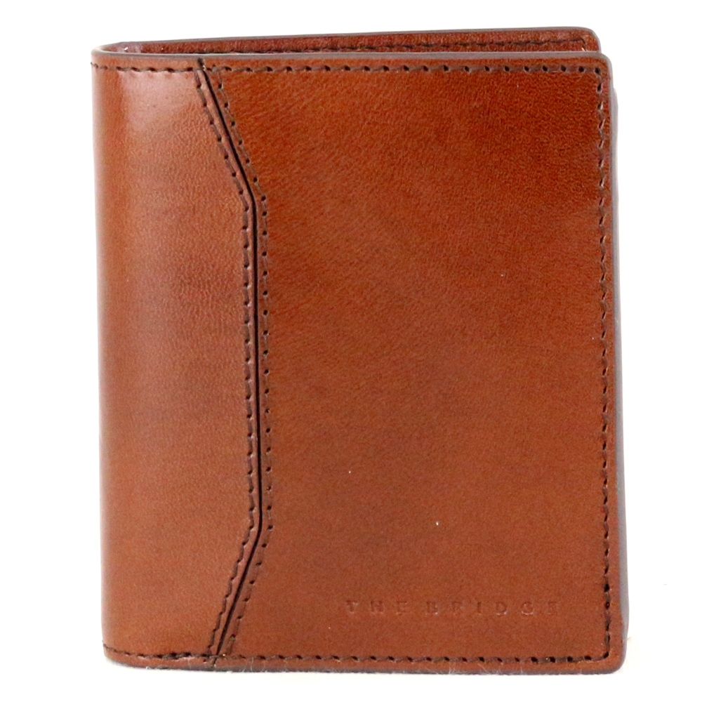 The Bridge 01425601-14 Portafoglio Uomo, 23x10x1 cm (B x H x T), Marrone