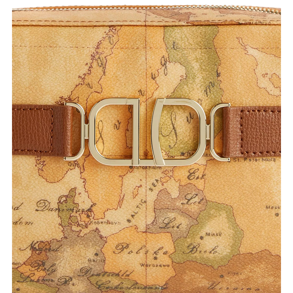 Alviero Martini 1A Classe 3D Geo Borsa a tracolla LB05 G611 548 Castagna