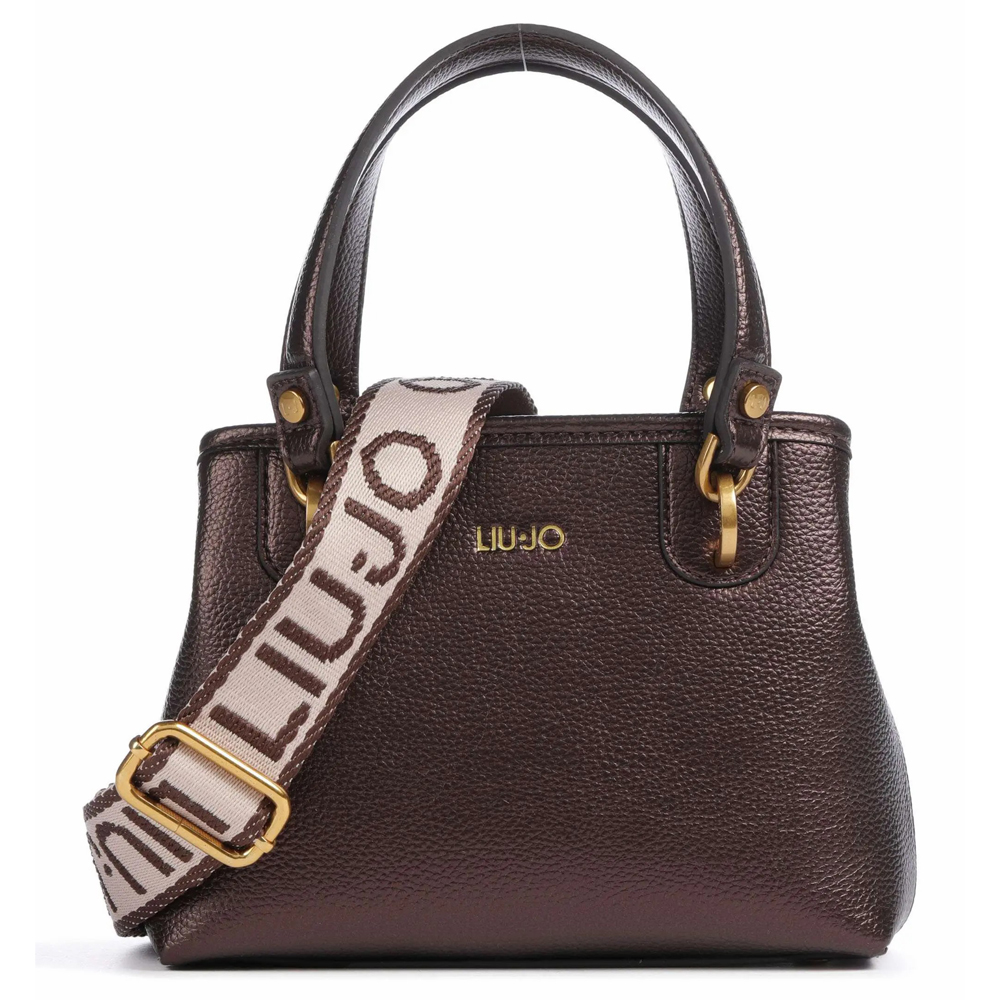 Liu Jo Onice Borsa a mano e tracolla AF4203 E0031 BROWN STONE MET