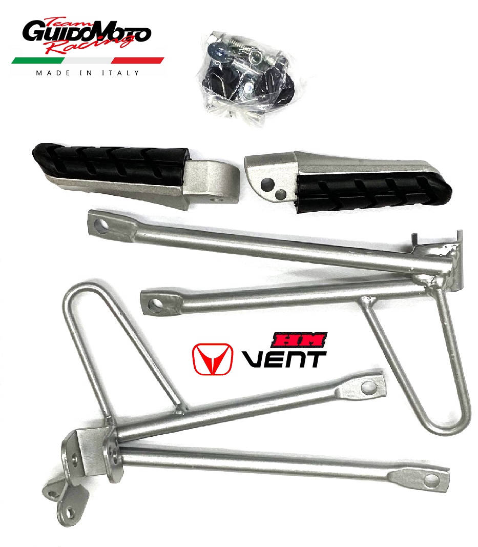 SUPPORTI PEDANE APPOGGIA PIEDI PASSEGGERO MOTOCICLI HM VENT K03410109  Specialista Vespa, Lambretta, Ciao e Vintage