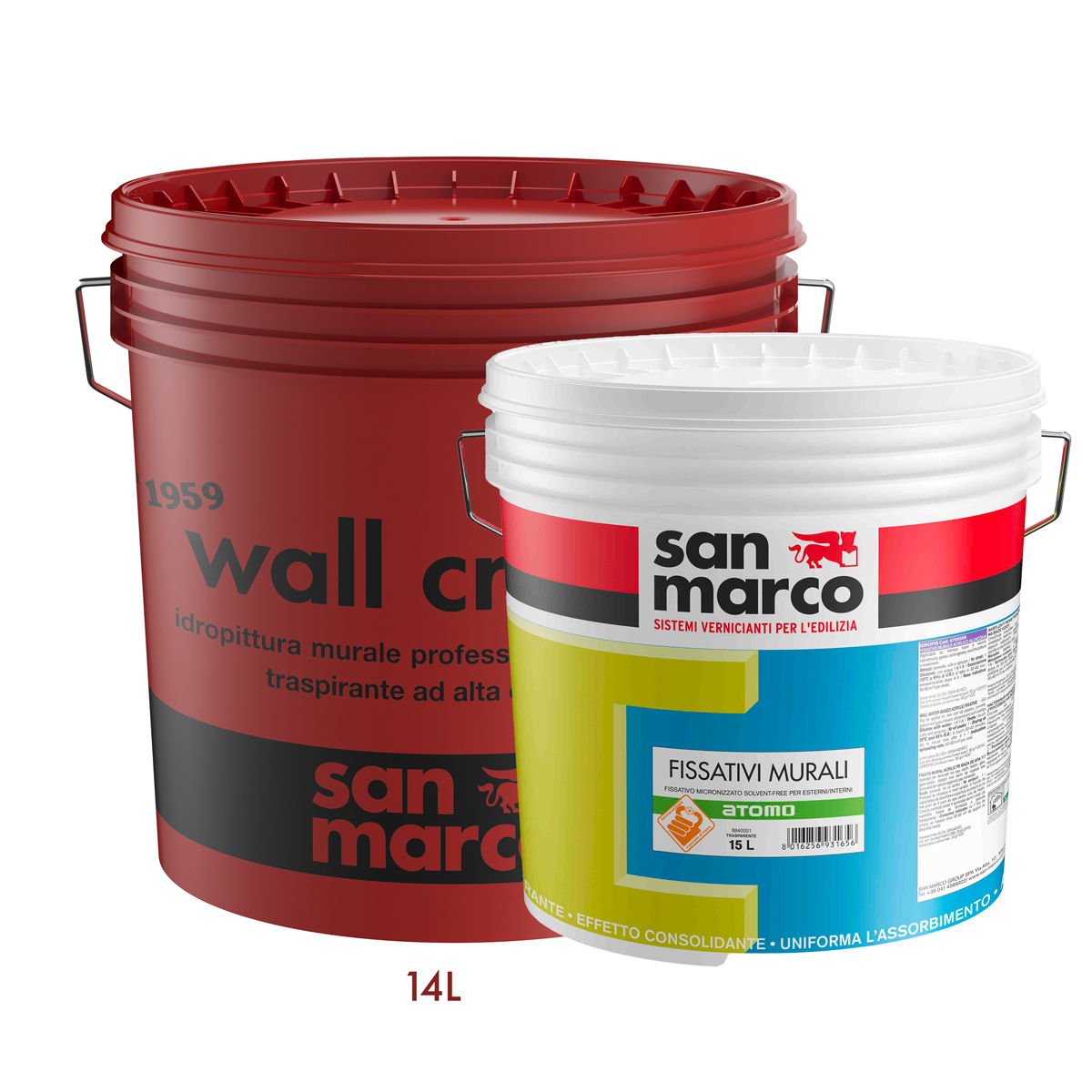 Kit pittura traspirante – 60mq Bianca | San Marco