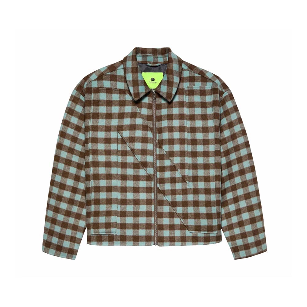 N.A.S.A. Giacca Overshirt  Wool Checkered 
