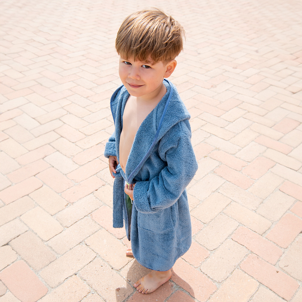 Accappatoio Bambino leggero Easy - Oceano 