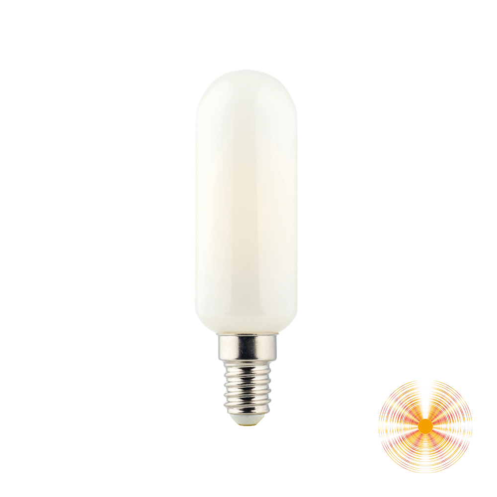 LAMPADINA LED MILKY T30 E14 6W 3000K DIMMERABILE