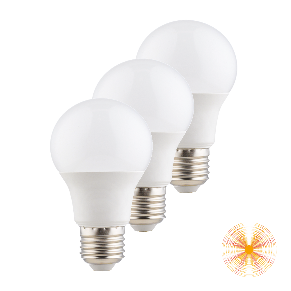 TRIPACK LAMPADINE LED A60 E27 9W 3000K