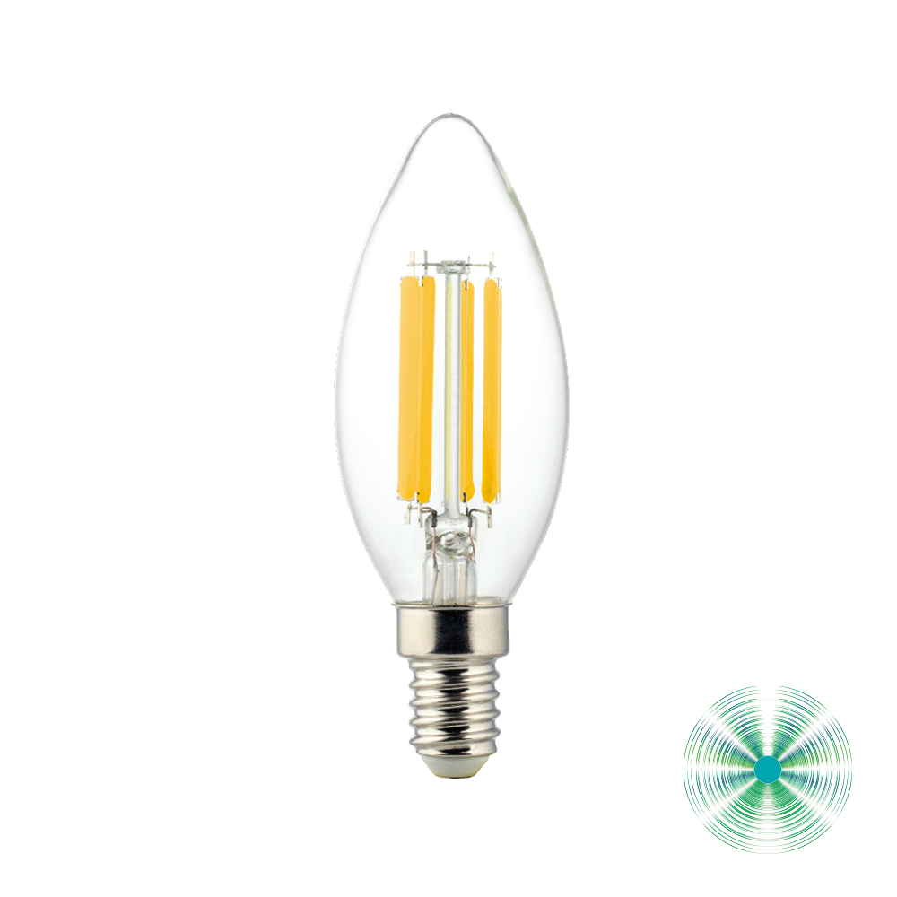 LAMPADINA FILAMENT LED C35 E14 4W 4000K