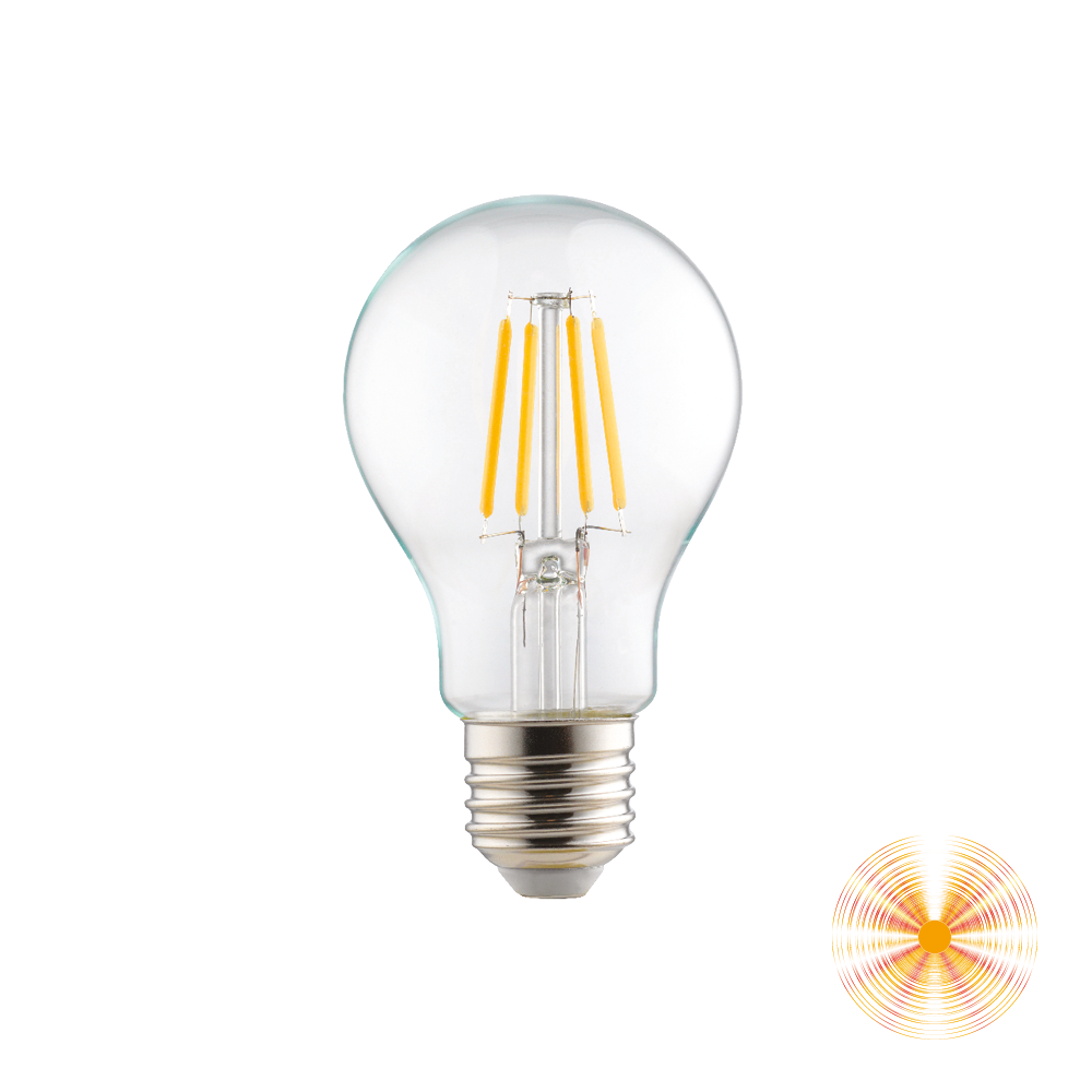 LAMPADINA FILAMENT LED A60 E27 4W 3000K