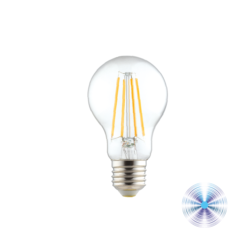 LAMPADINA FILAMENT LED A60 E27 8W 6000K