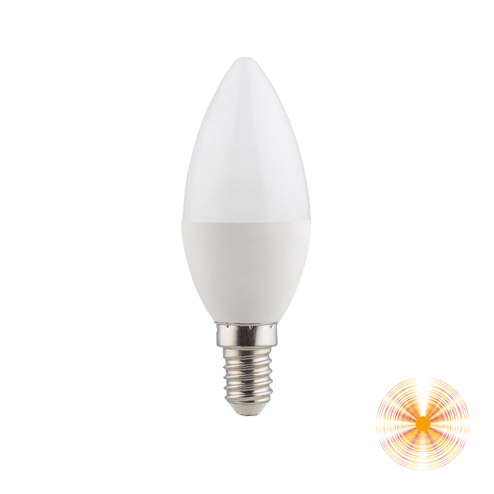 LAMPADINA LED C37 E14 7W 3000K