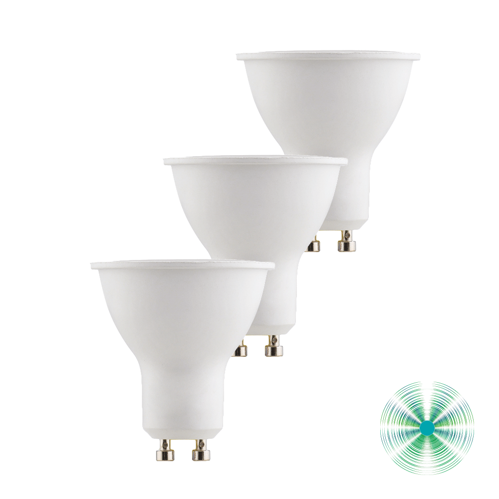 TRIPACK LAMPADINE LED GU10 8W 4000K