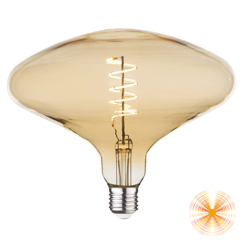 LAMPADINA VINTAGE AMBER E27 4W 2700K