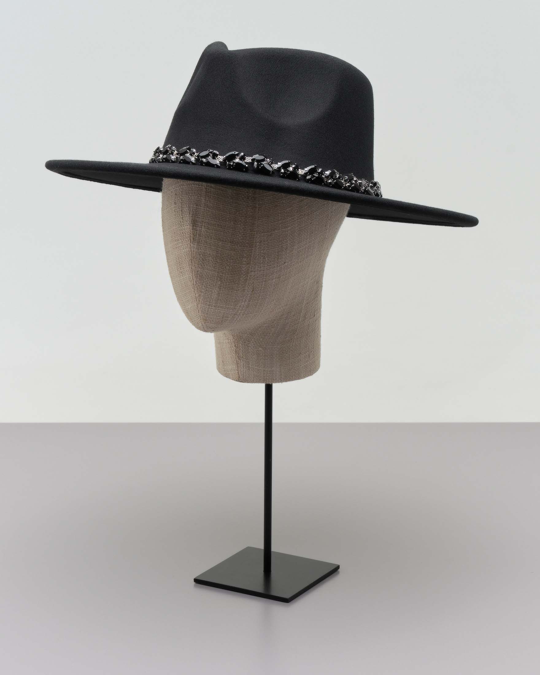 Cappello Tesa Larga Due Toni Cappello Fedora In Feltro Di Lana - Tesa