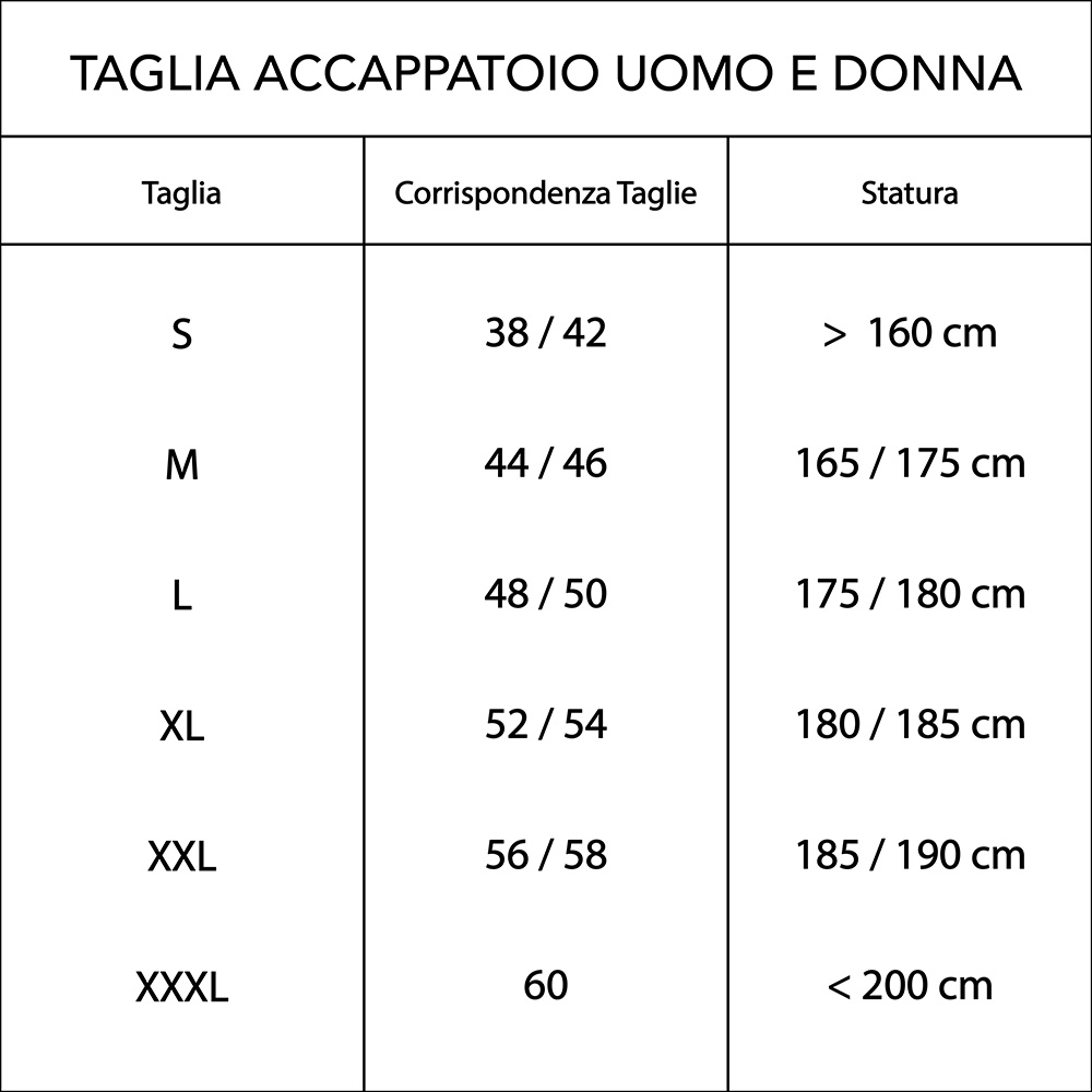 Accappatoio Easy leggero - Bianco 