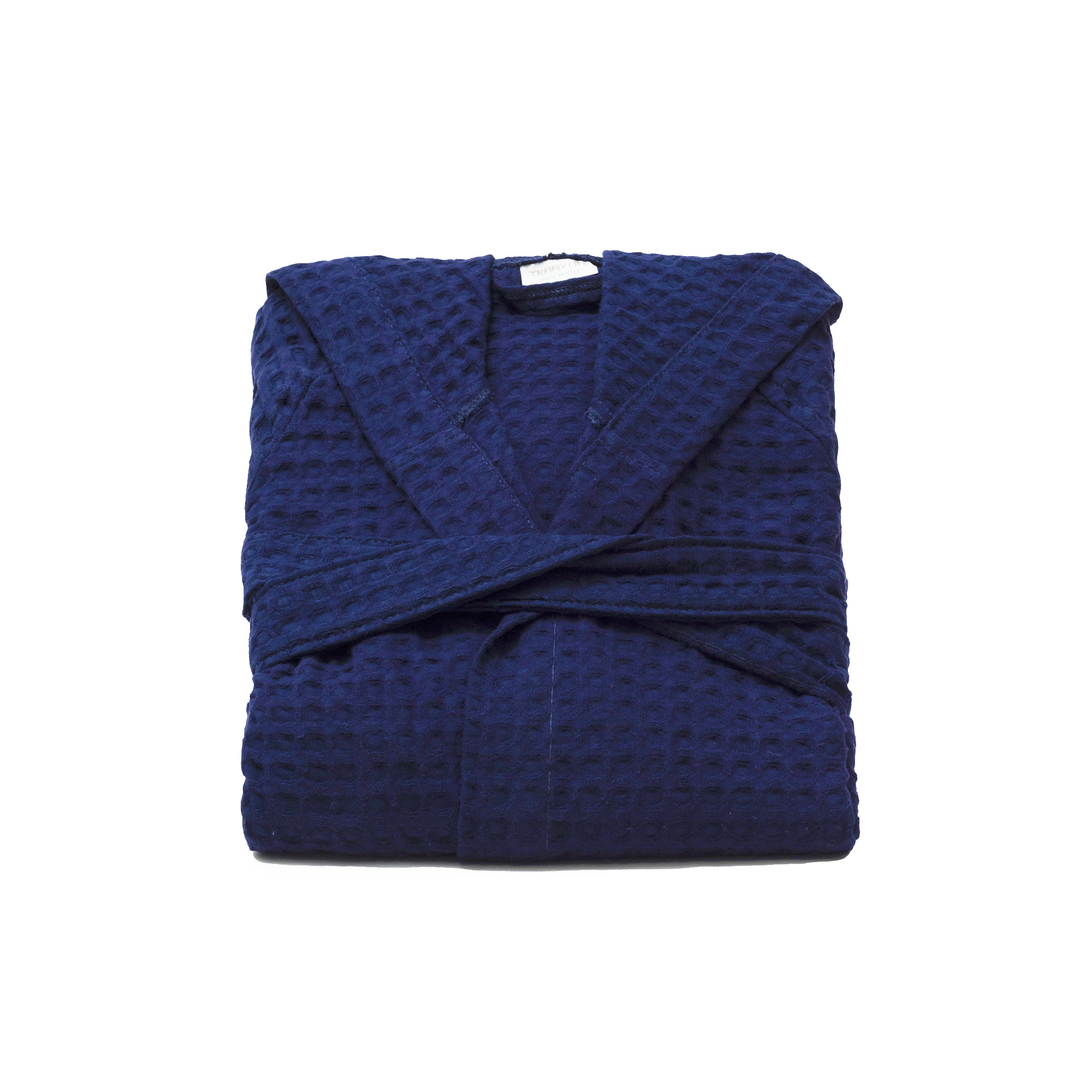 Accappatoio in Nido d'Ape Blu-Navy rr