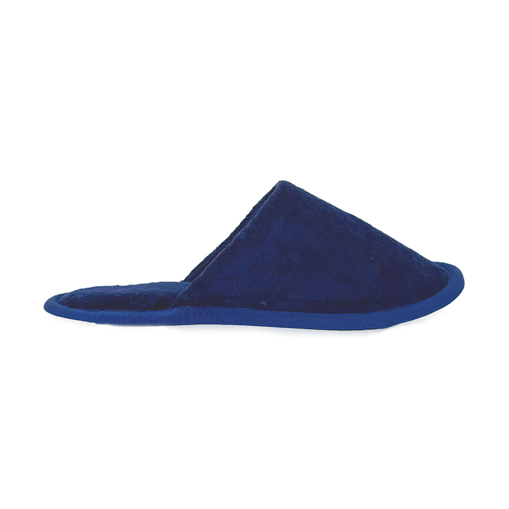 Ciabattina Bassa in Ciniglia Blu Navy rr