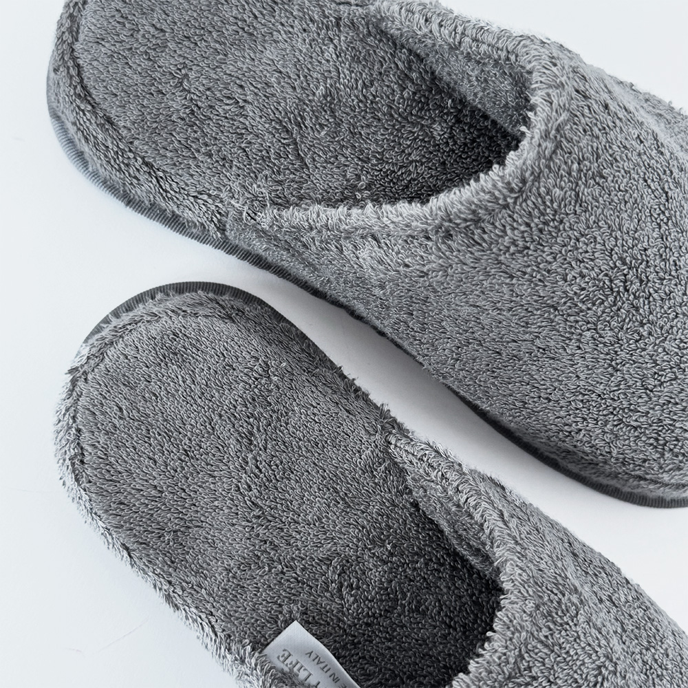 Ciabattina Alta in Spugna di Bambù Grafite 