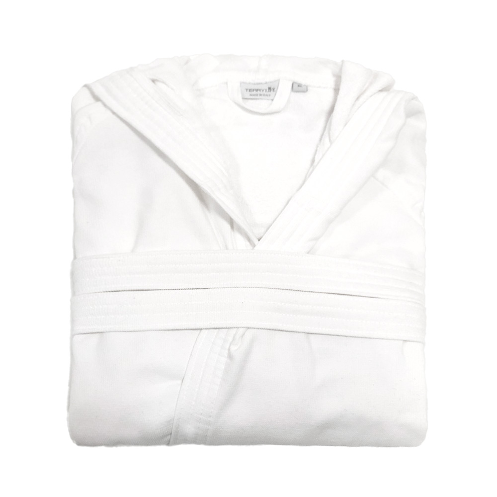Daisy Dreamer - Accappatoio Da Donna In Spugna 100% Cotone - Morbido, Bianco, Taglia L, Lunghezza 120 Cm