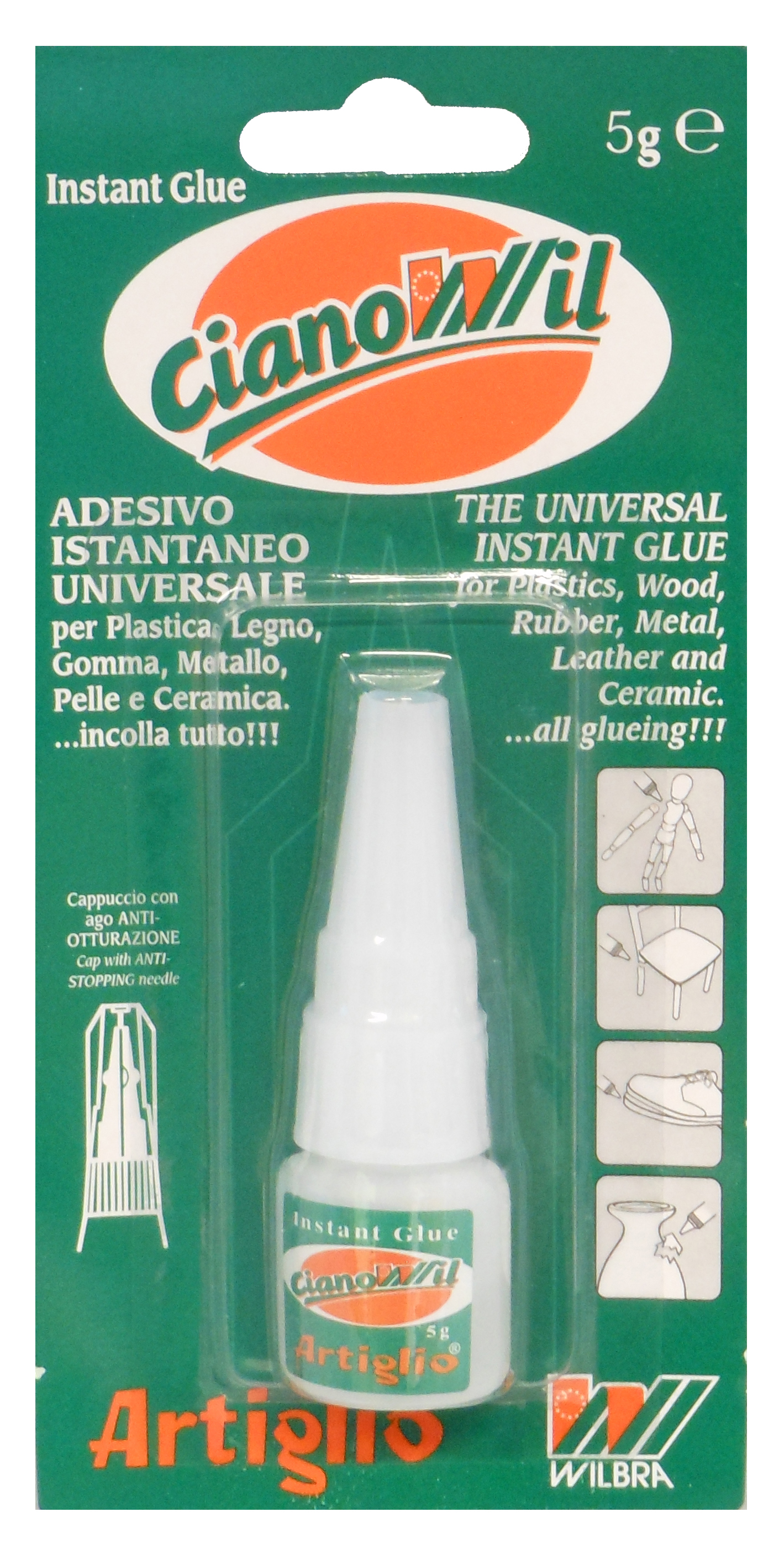 Image of COLLA CIANOWIL BLISTER gr. 5 12.00 pz