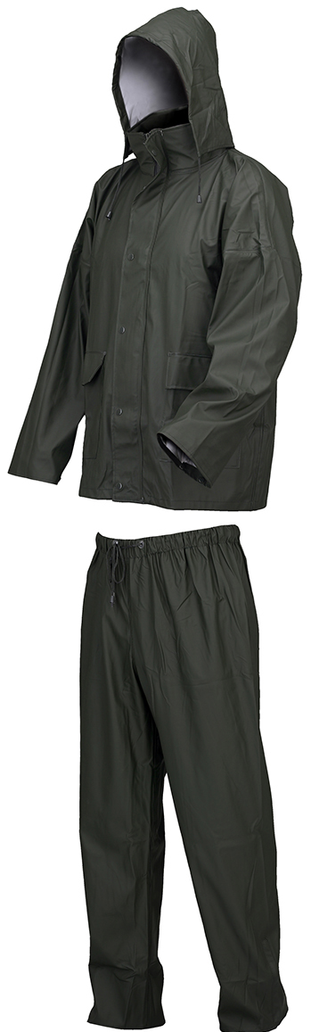 Image of Industrial Starter IMPERMEABILE COMPLETO LLUVIA Col. Verde Mis. XXL