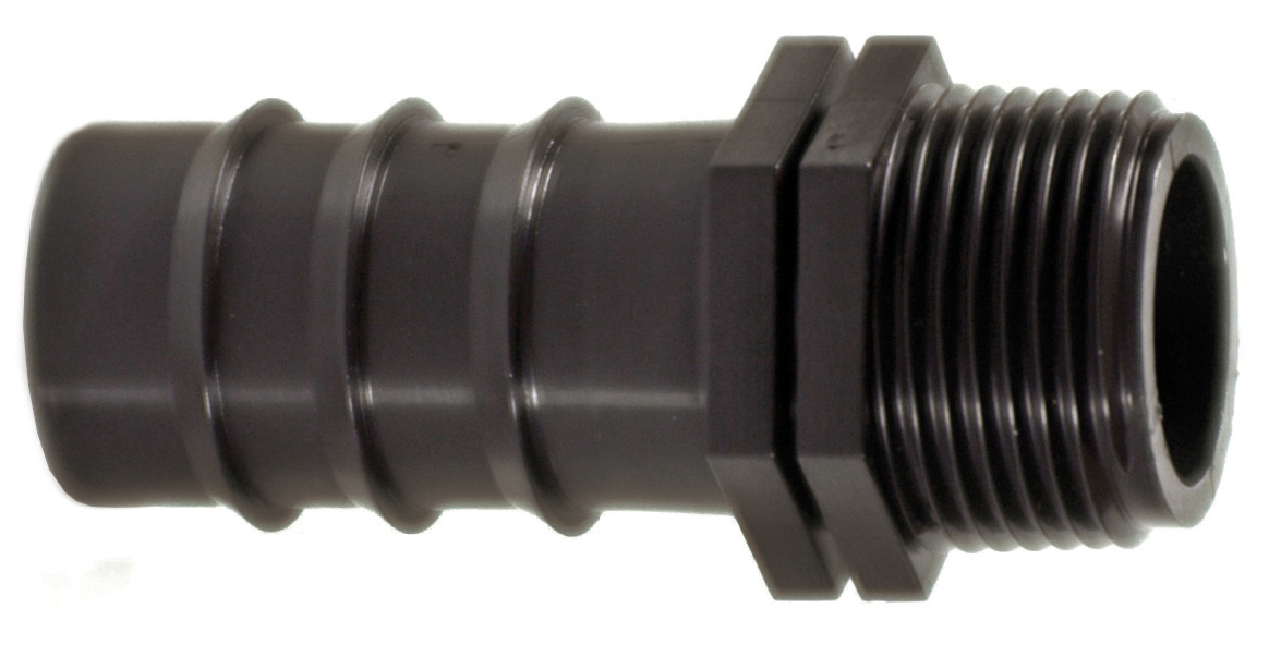 RACCORDO MASCHIO PER TUBO IN POLIETILENE mm. 32x1 50.00 pz - 2