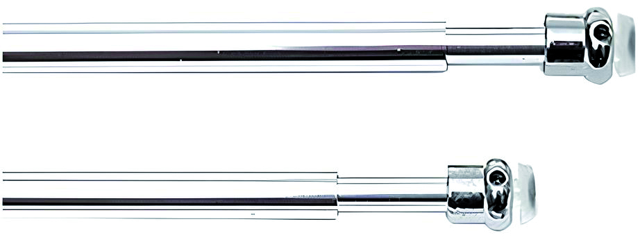 Image of STANGHETTA ESTENSIBILE UNIVERSALE TONDY Col. Argento cromato cm. 63÷110 - pz. 2 10.00 confezioni