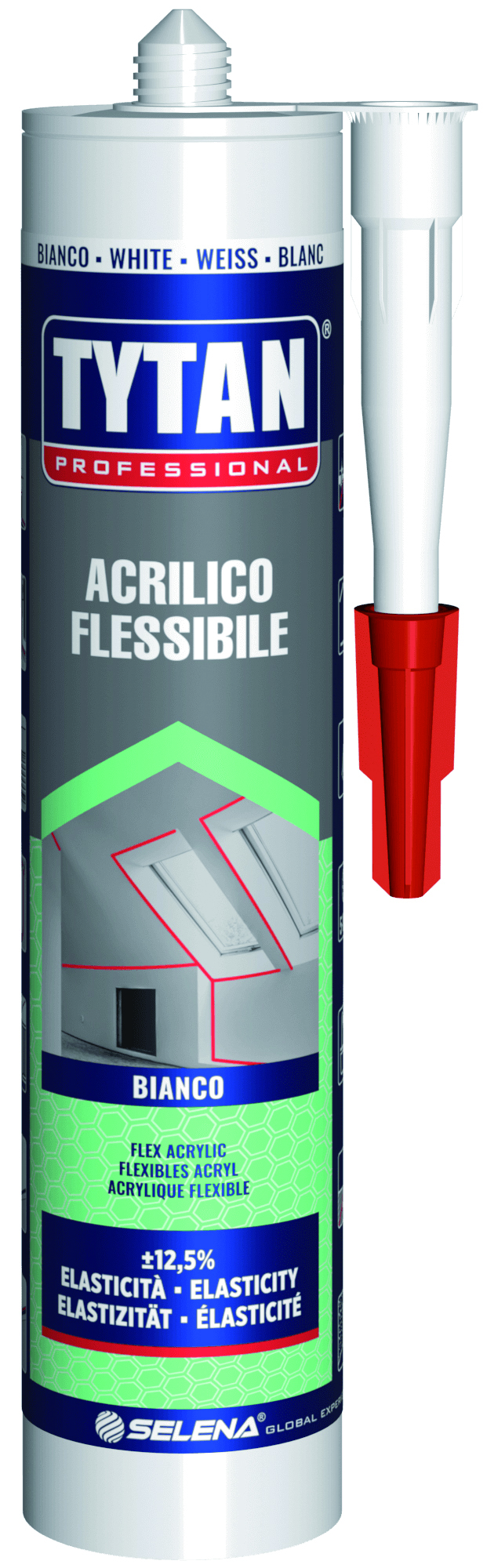 Tytan SIGILLANTE ACRILICO FLESSIBILE ml. 300 - Bianco 24.00 pz - 2