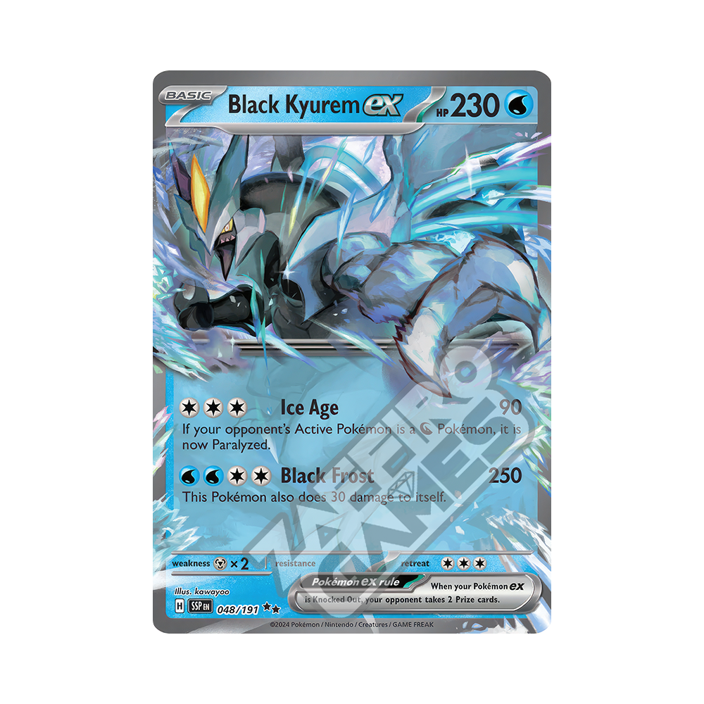 048/191 Kyurem Nero ex (ITA)  Scintille Folgoranti | ZAFFIRO GAMES S.R.L.