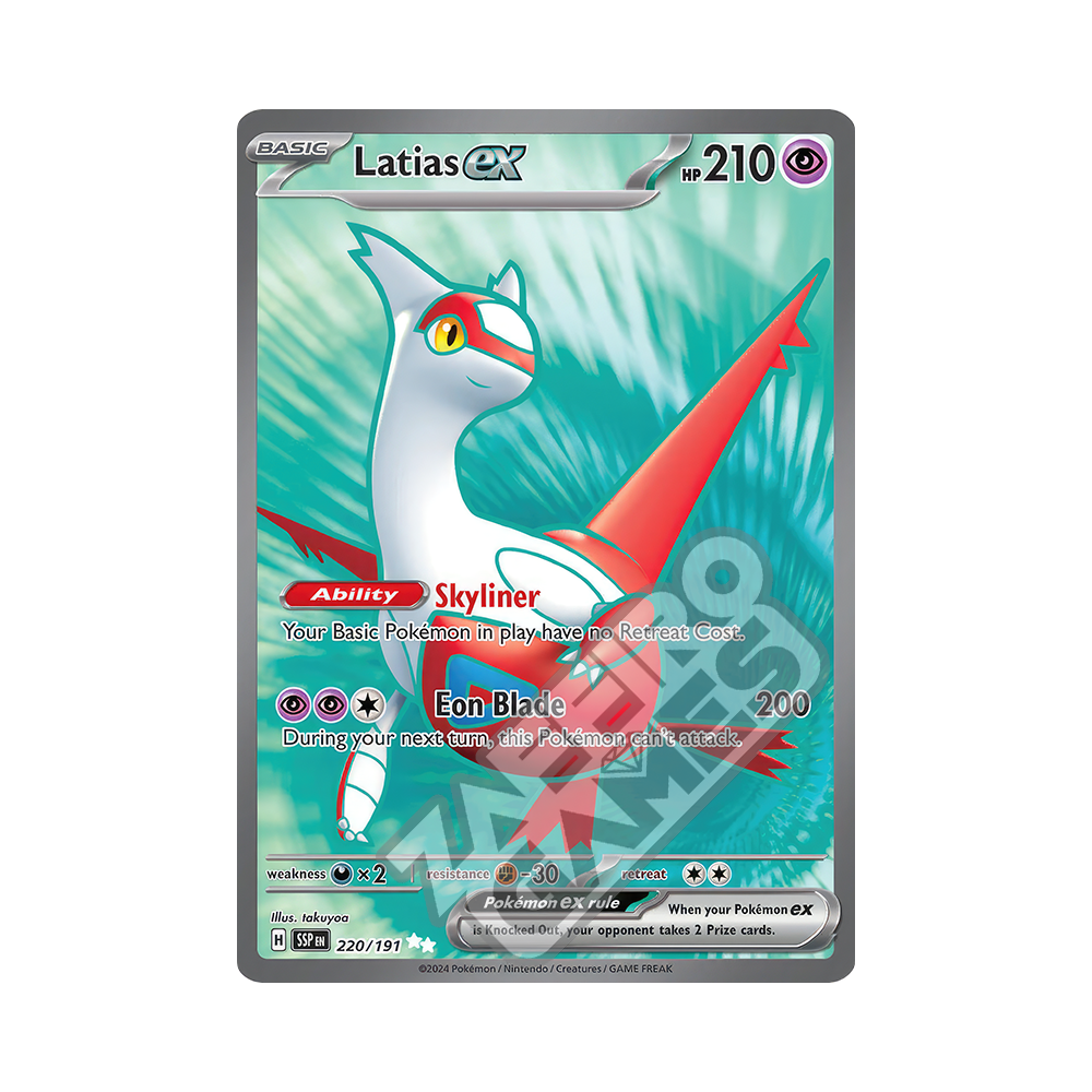 203 191 pokemon card TCG | Latios #203/191- PSA 9 | Illustration Rare your opponent takes 2 Prize cards. Latios - 203/191 - Surging