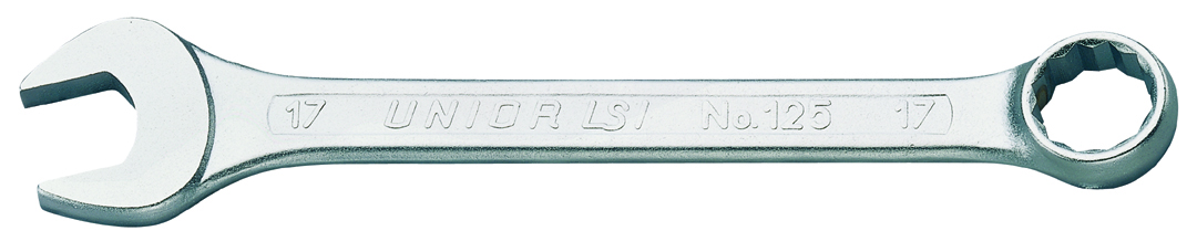 Unior CHIAVE COMBINATA FORCHETTA/POLIGONALE Art. 125/1  mm. 7x7 4.00 pz - 2