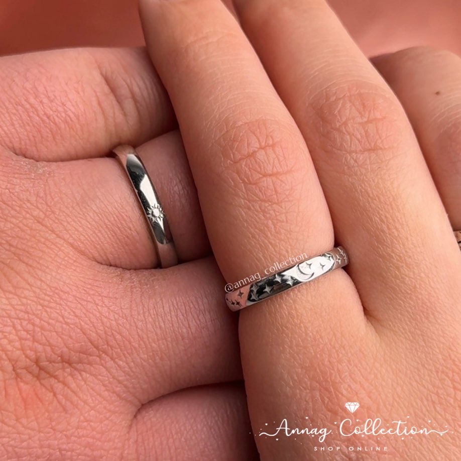 Anello Fidanzamento Tungsteno Nero GALANI Con Opale - Foto 11