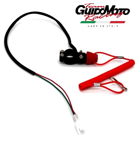 STACCA MASSA MANUBRIO SICUREZZA MOTOCICLI SCOOTER MINIMOTO QUAD 208253 