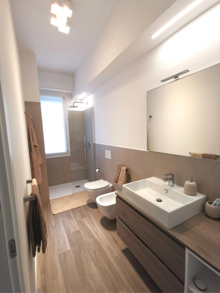 foto ristrutturazione bagno bergamo realizzata
