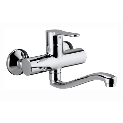 Image of MISCELATORE MONOC. LAVELLO A MURO LINEA BLU- Cromo- PAFFO- pezzi 1
