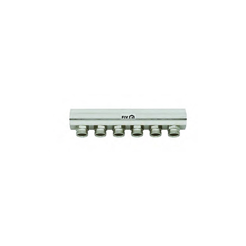 COLLETTORE DI DISTRIBUZIONE 3/4 DERIVAZIONI 24X19 INT. 36- 3/4 x 6 Vie L. 229 mm- FIV- pezzi 1 - 2