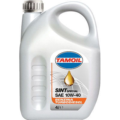 Image of OLIO 4T SEMISINTETICO 10W40 SINT SPECIAL TAMOIL - LT 4 SAE 10W40- 4 pezzi