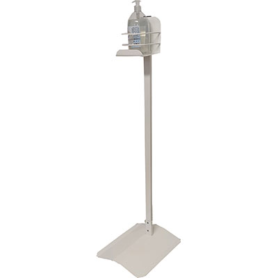 PIANTANA PORTA IGIENIZZANTE MANI UNO  ACC VERN BIANCO CM 33X40 H.CM 110 - 2